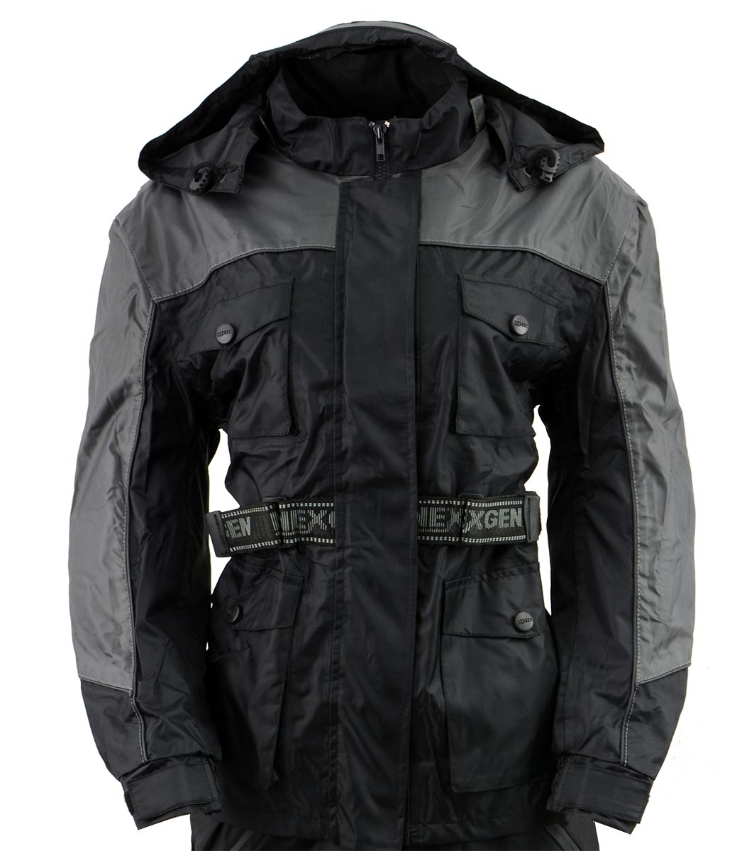 NexGen SH204901 Women's Black and Grey Armored and Hooded Water