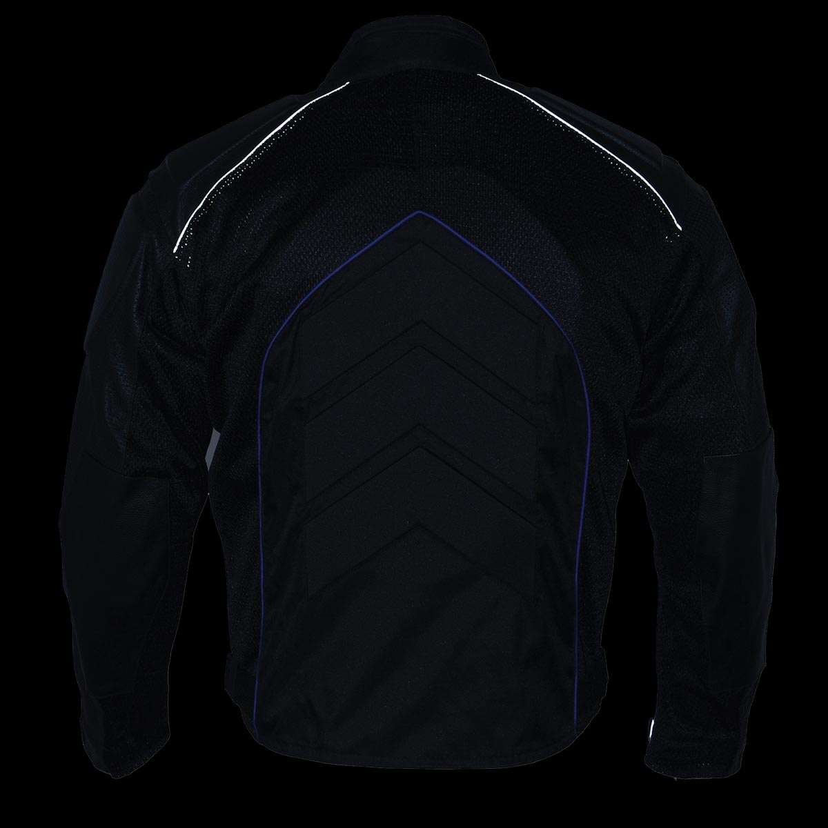 NexGen SH2153 Men's Black and Blue CE Armored Motorcycle