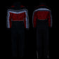 NexGen Men's SH2226 Black and Red Hooded Water Proof Rain Suit