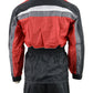 NexGen Men's SH2226 Black and Red Hooded Water Proof Rain Suit