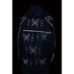 NexGen SH2342 Women's Black Water Resistant Rain Suit with Reflective Butterflies
