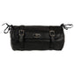 Milwaukee Leather SH502BAG Black Extra Large Soft Leather Double Buckle Tool Pouch