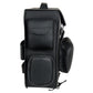 Milwaukee Leather SH584 Large Black PVC Motorcycle Sissy Bar Bag with 5 Bonus Pockets