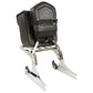 Milwaukee Leather SH59001 Small Black PVC Studded Sissy Bar Motorcycle Bag