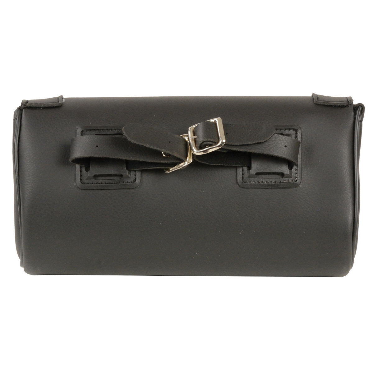 Milwaukee Leather SH61401 Black Medium Motorcycle Windshield PVC Tool Bag with Self FastenerClosure