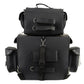 Milwaukee Leather SH660 Large Black  2-Piece PVC Motorcycle Touring Pack