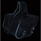 Milwaukee Performance SH66501ZB Black Medium Braided Zip Off PVC Throw Over Saddlebags