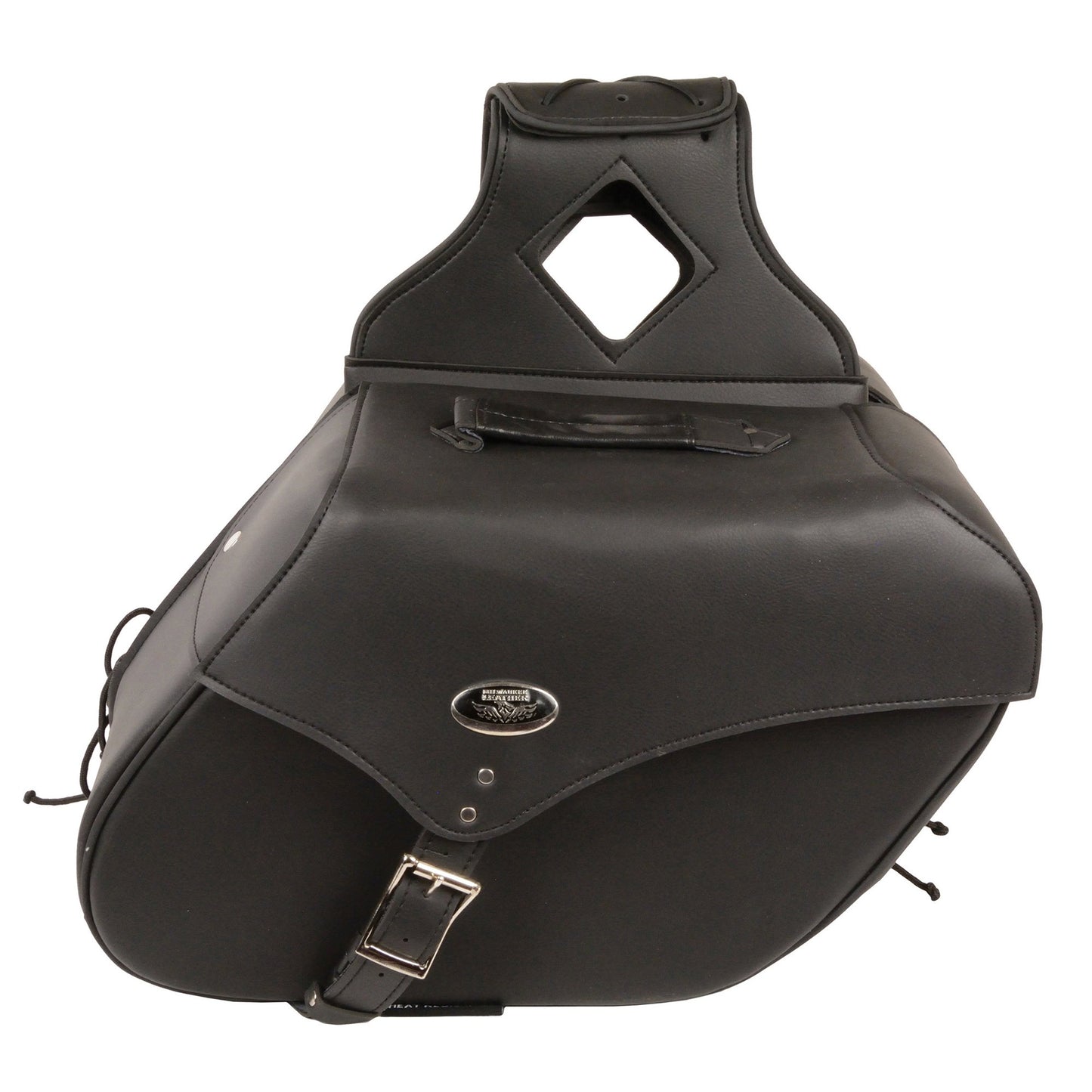 Milwaukee Performance SH668ZB Black Large Zip-Off Single Strap PVC Throw Over Saddlebags