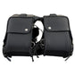 Milwaukee Leather SH66901ZB Medium Size Black PVC 2-Strap Throw Over Saddlebags w/ Reflective Piping