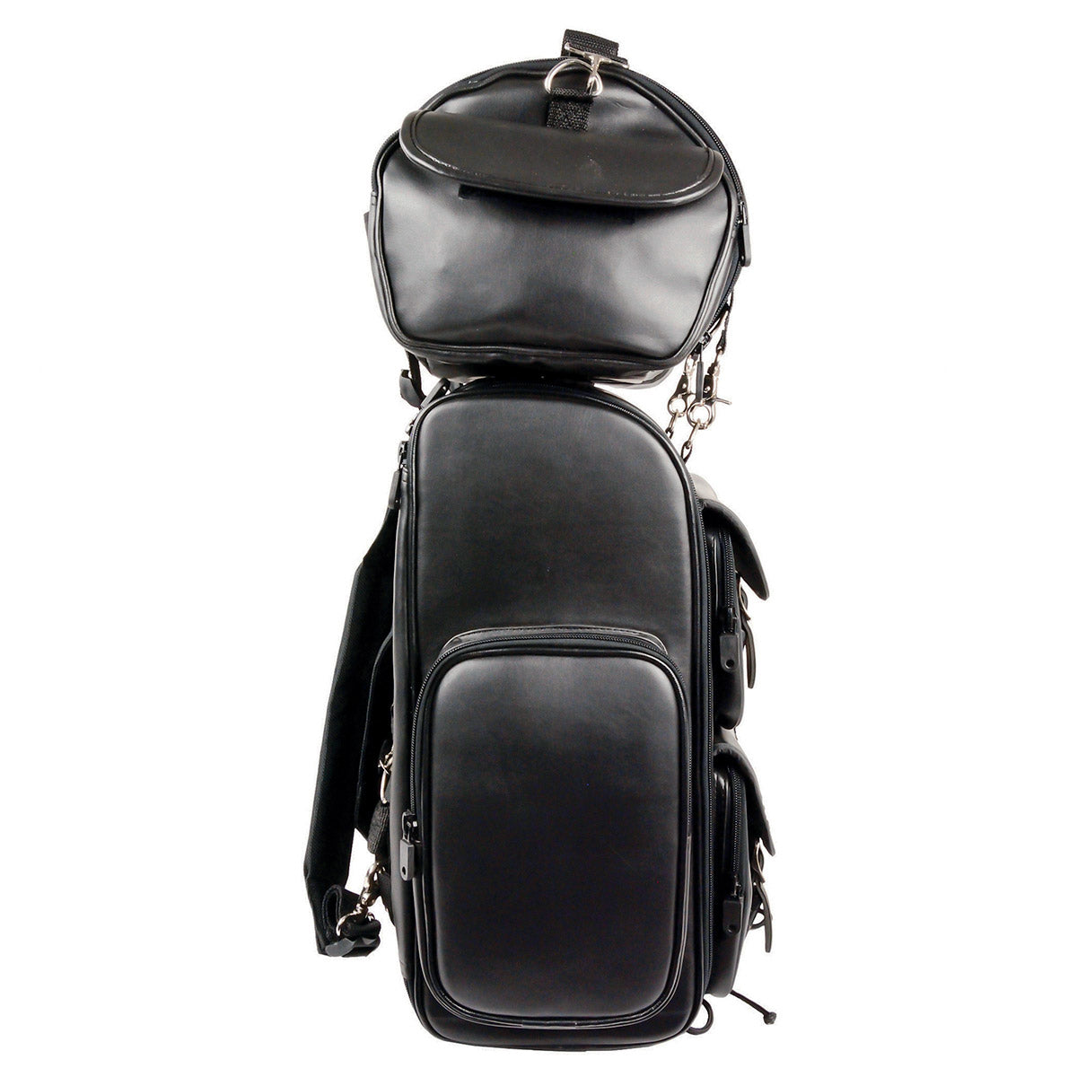 Milwaukee Performance SH672 X-Large Black PVC 2-Piece Motorcycle Touring Pack with Reflective Piping