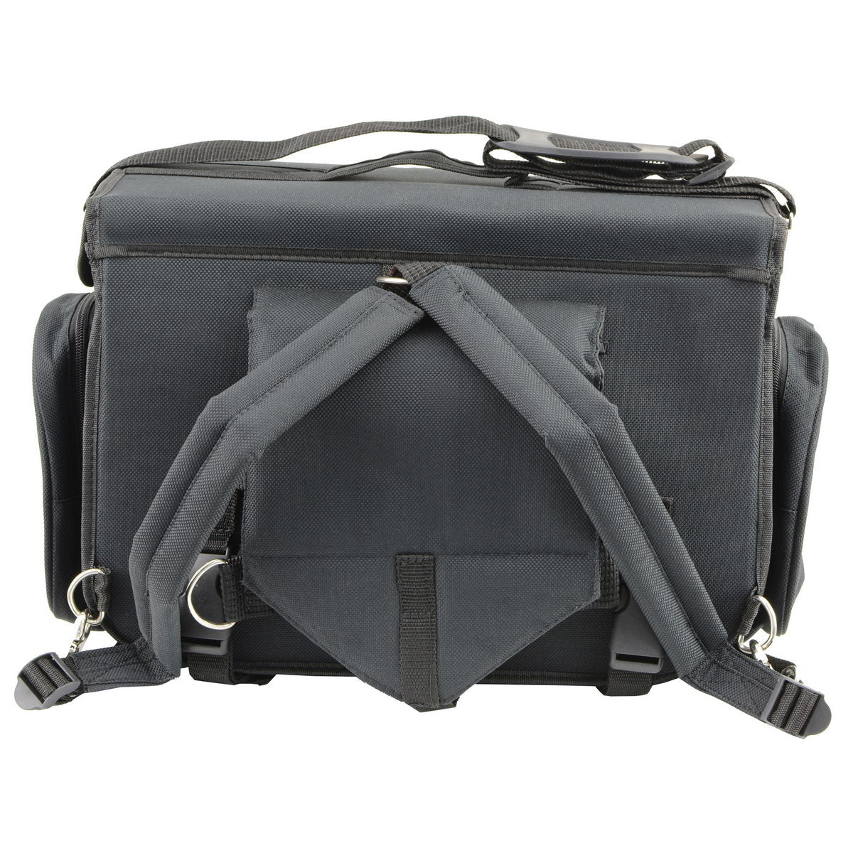 Milwaukee Leather SH685 Medium Black Motorcycle Cooler Textile Sissy Bar Bag