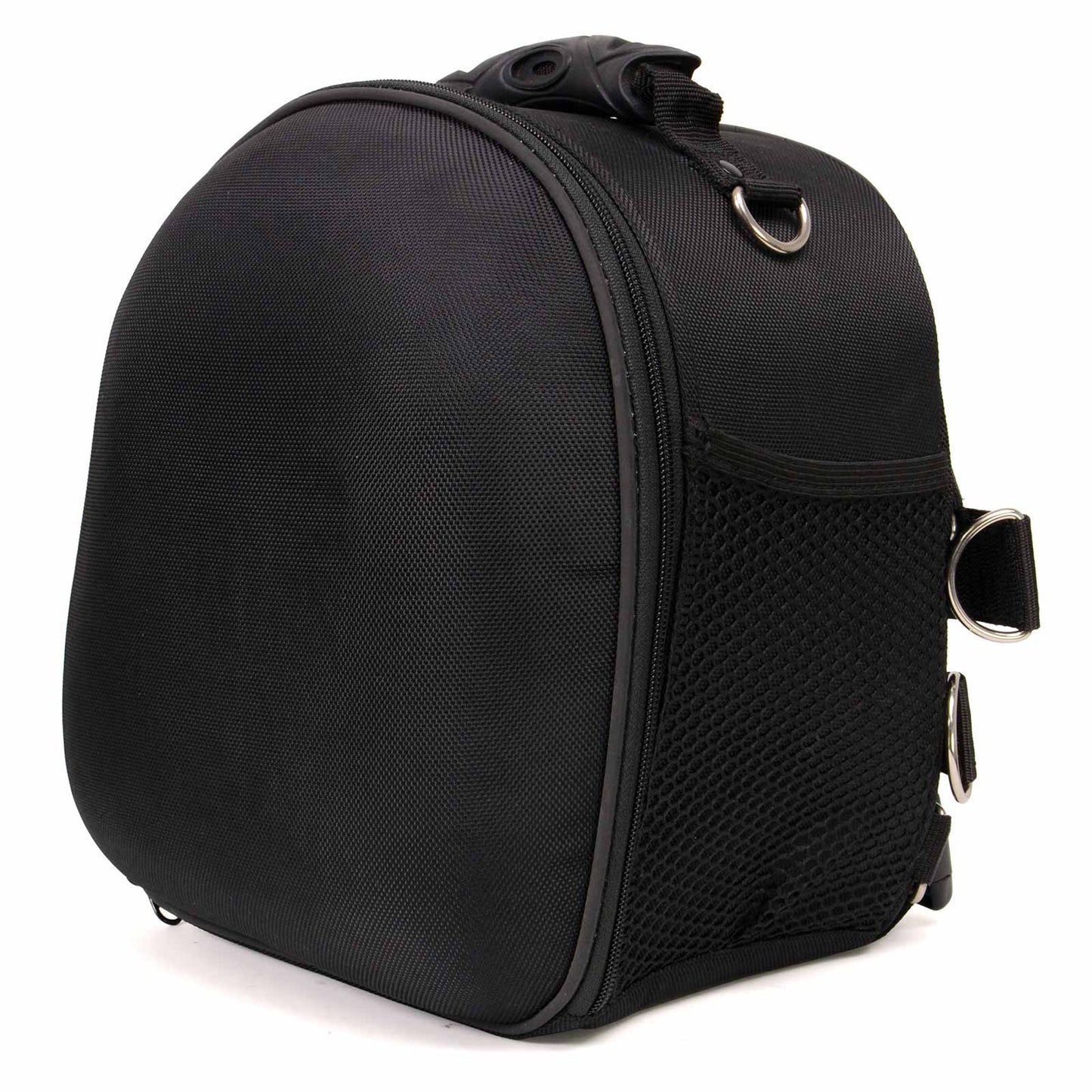 Milwaukee Leather SH687 Medium Size Black Textile Motorcycle Helmet Back Pack Sissy Bar Bag