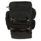 Milwaukee Leather SH688 Large Black Retractable Nylon Sissy Bar Motorcycle Bag with Luggage Handle