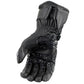 Milwaukee Leather SH717 Men's Black Leather Gauntlet Racing Motorcycle Hand Gloves W/ Hard Knuckle Protection Extra Grip Reinforced Palm