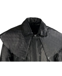 Milwaukee Leather SH910 Men’s Western Inspired Genuine Leather Cowhide Duster with Removable Liner