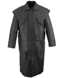 Milwaukee Leather SH910 Men’s Western Inspired Genuine Leather Cowhide Duster with Removable Liner
