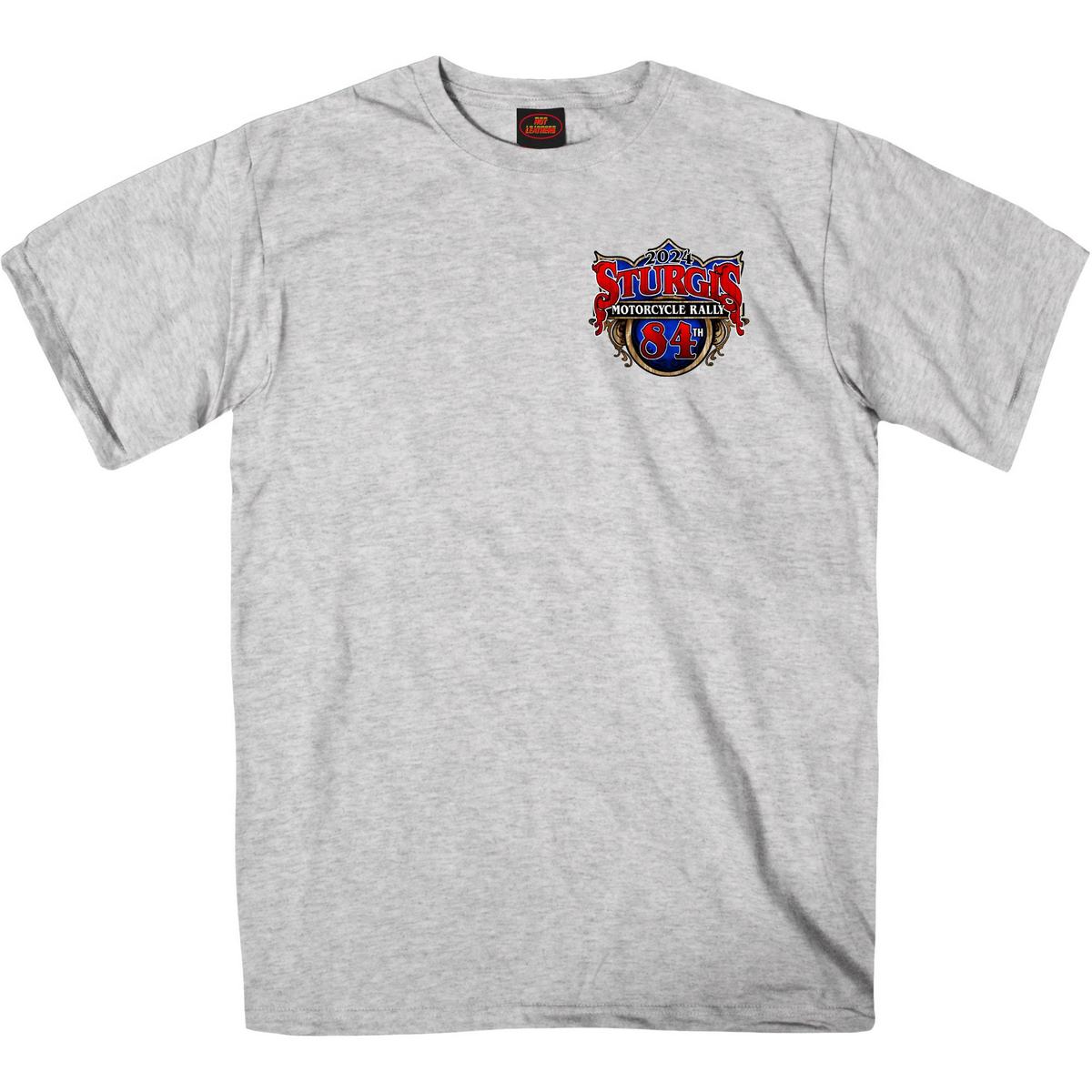 2025 Sturgis Men's Buffalo Ash Motorcycle Rally Tee Shirt SPB1116