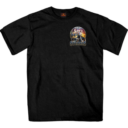 2024 Sturgis Men's Rushmore Black Motorcycle Rally Tee Shirt SPB1131