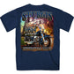 2024 Sturgis Men's Rushmore Navy Motorcycle Rally Tee Shirt SPB1133