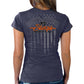 2025 Sturgis Women's Motorcycle Rally Skeleton Hands Navy Ladies T-Shirt