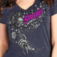 2025 Sturgis Women's Motorcycle Rally Dandelion Heather Navy Ladies T-Shirt