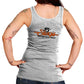 2025 Sturgis Women's Motorcycle Rally Skeleton Hands Black Ladies Tank Top