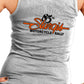 2025 Sturgis Women's Motorcycle Rally Skeleton Hands Black Ladies Tank Top
