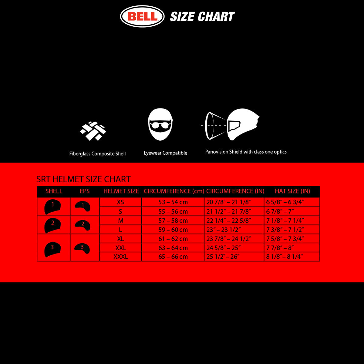 Bell SRT Matte Black Modular Helmet