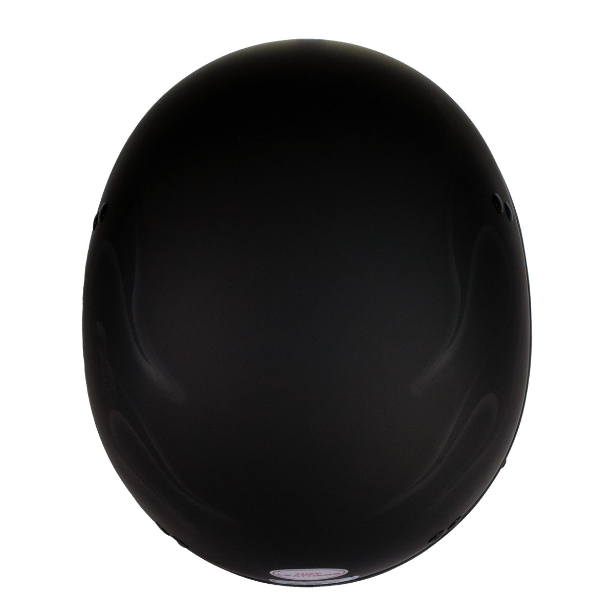 Hot Leathers HLT68 Type-1 Flat Black Flames Motorcycle DOT Approved Skull Cap Half Helmet
