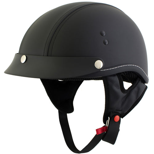 Leather up half helmets outlet