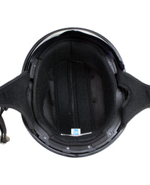 Hot Leathers T72 Blue Flag Advanced DOT Motorcycle Half Helmet Biker w/ Drop Down Visor