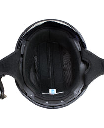 Hot Leathers T72 'Blue Flag' Advanced DOT Motorcycle Half Helmet for Men and Women Biker with Drop Down Visor