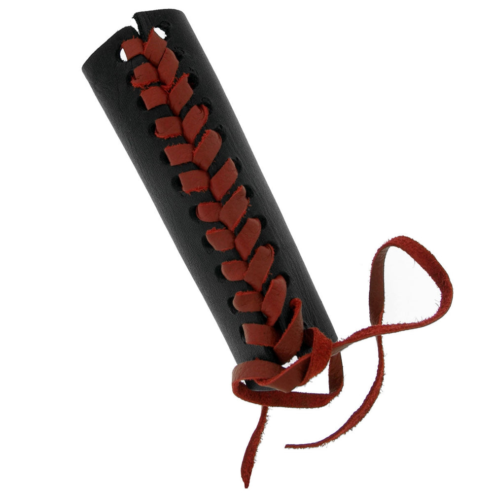 Hot Leathers Red Leather Throttle Cover TCB1012