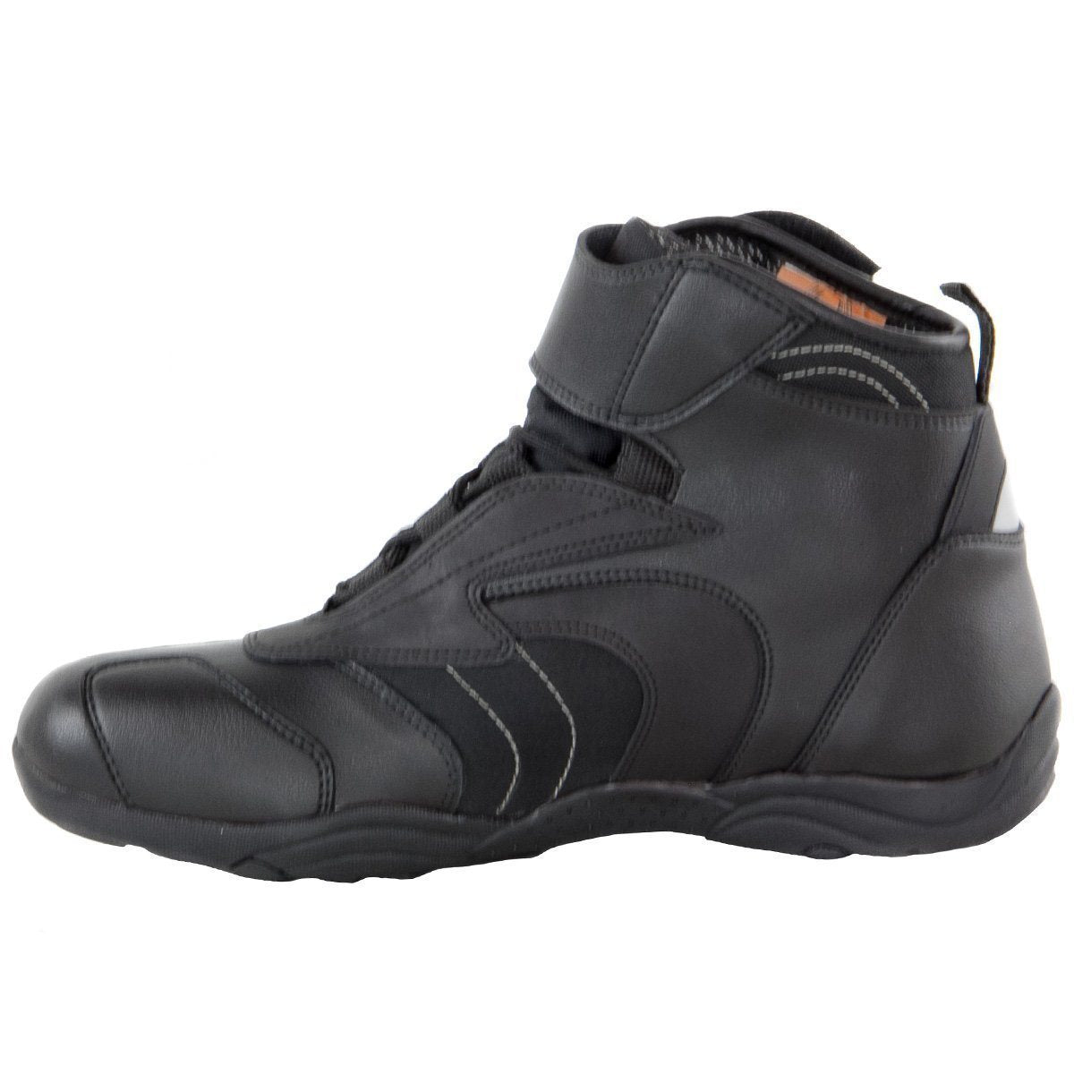 Vulcan V310 Men's Black 'Troop Sport' Leather Motorcycle Sport Riding Boots