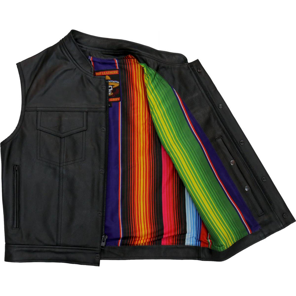 Hot Leathers VSM1057 Men s Black Mexican Blanket Conceal and Carry LeatherUp USA