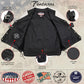 Hot Leathers VSM5003 USA Made Men's 'Gaucho' Black Extra Long Back Premium Steerhide Leather Vest