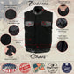 Hot Leathers VSM5101 USA Made Men's 'Burn Out' Black Denim and Leather Vest with Plaid Red Lining