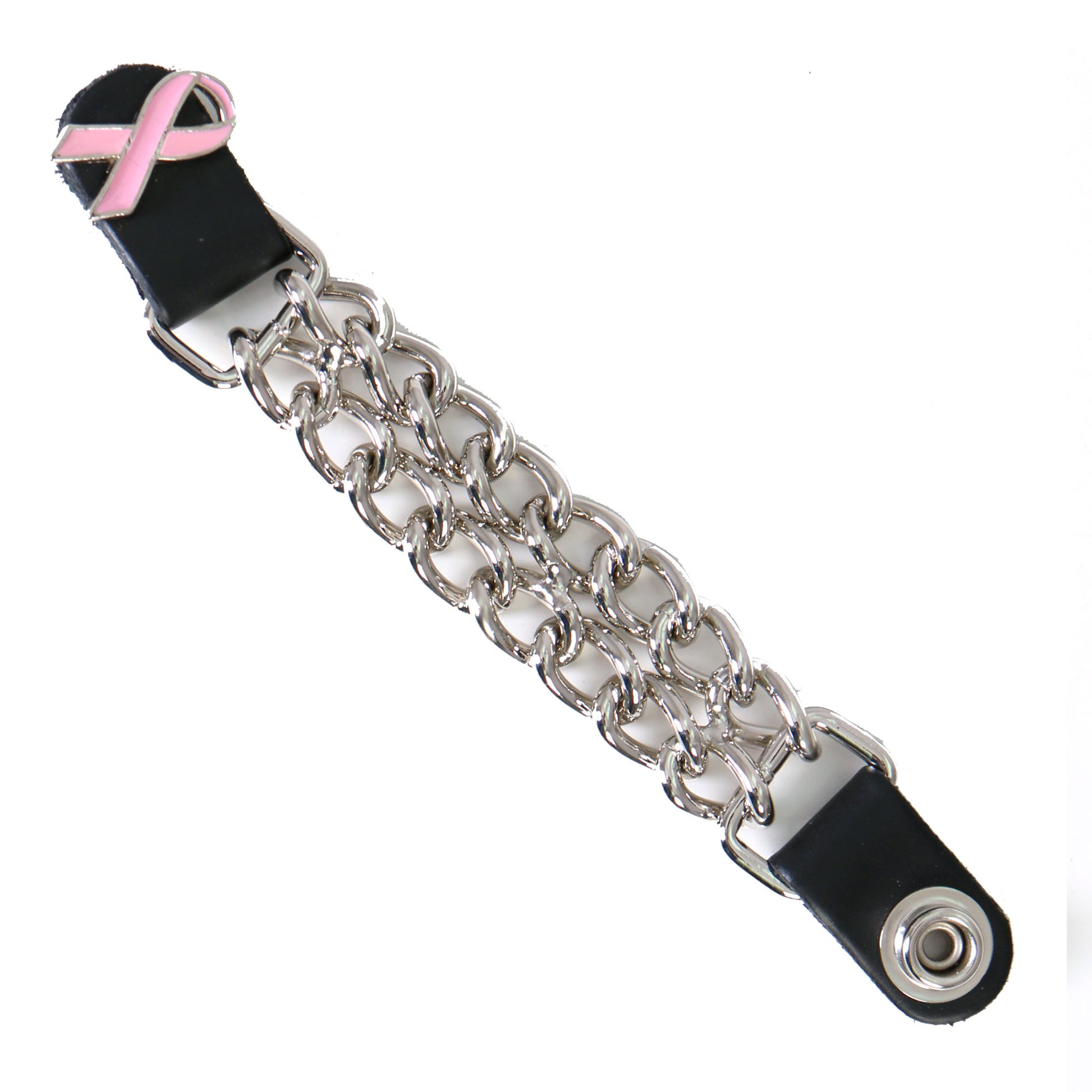Hot Leathers VXC1028 Breast Cancer Awareness Pink Ribbon Vest Extender