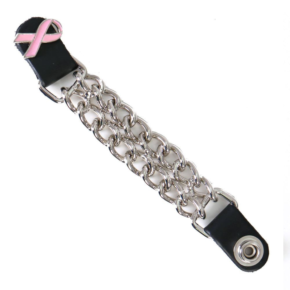 Hot Leathers VXC1028 Breast Cancer Awareness Pink Ribbon Vest Extender