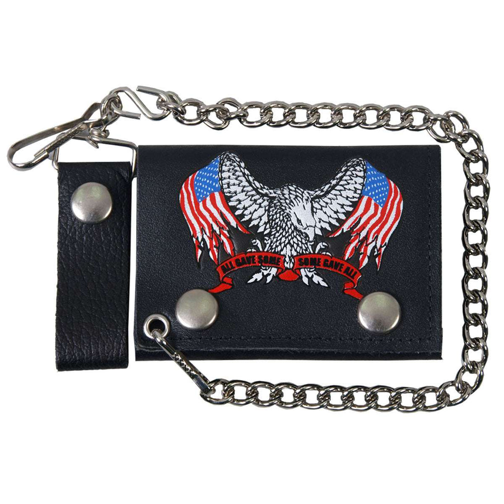 Hot Leathers Support Our Troops Wallet WLB1017