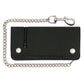 Hot Leathers WLC3108 Men's 6" Black Premium Leather Bi-Fold Biker Wallet w/ Zipper Pocket