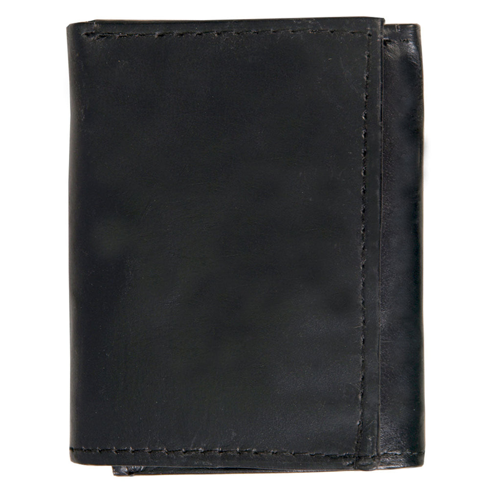 Hot Leathers Leather Tri-Fold Wallet