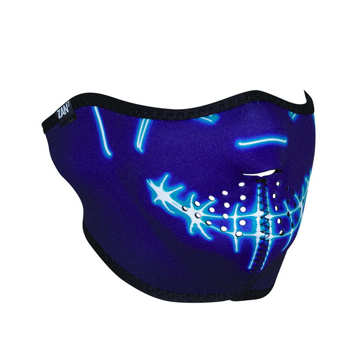 ZanHeadgear WNFM474H Half Mask Neoprene Dystopian
