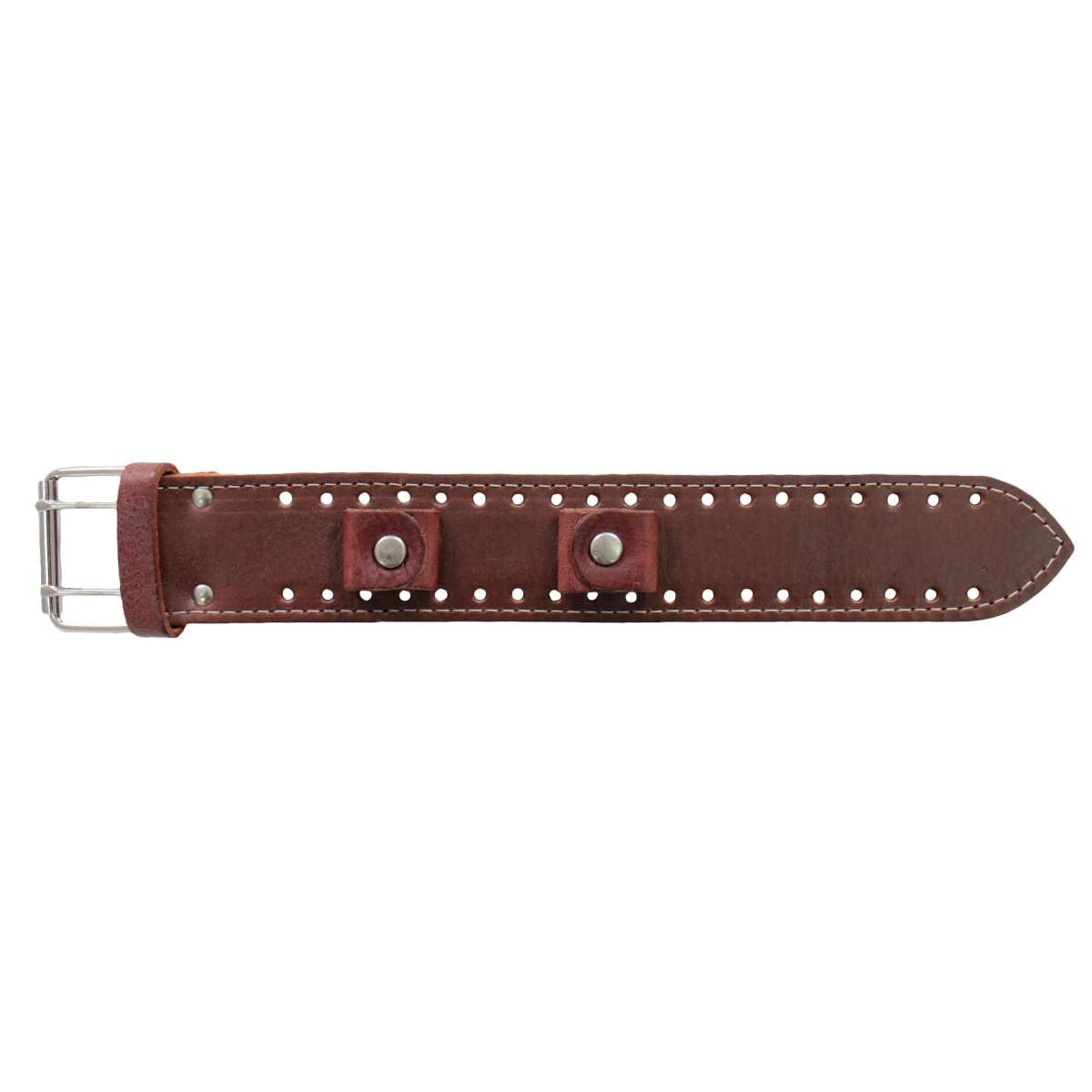 Hot Leathers 1.5 " Brown with Contrast Stitch Watch Band WTB1022