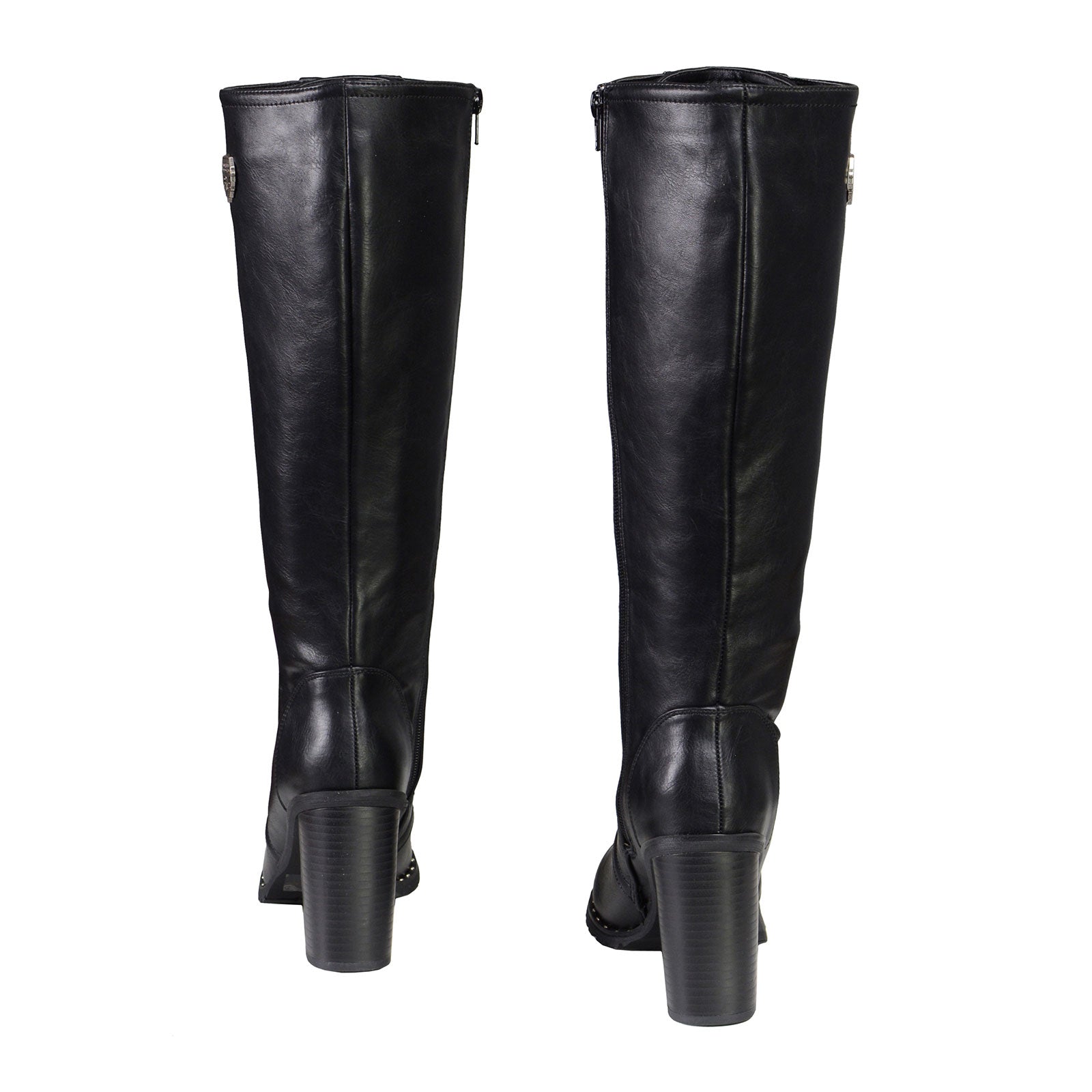 Milwaukee Leather X9442 Women's Black Lace-Up Tall Fashion