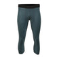 X-Fitness XFM7003 Men's Grey 3/4 Length Compression Base Layer Workout Pants Jiu Jitsu Spats Tights
