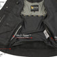 Xelement XS13001 Men's 'Barrage' Flat Black Leather Motorcycle Club Style Riding Biker  Vest