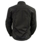Xelement 'Gold Series' XS22005 Women's Black 'Cool Racer' Textile and Soft-Shell Scooter Biker Jacket with X-Armor