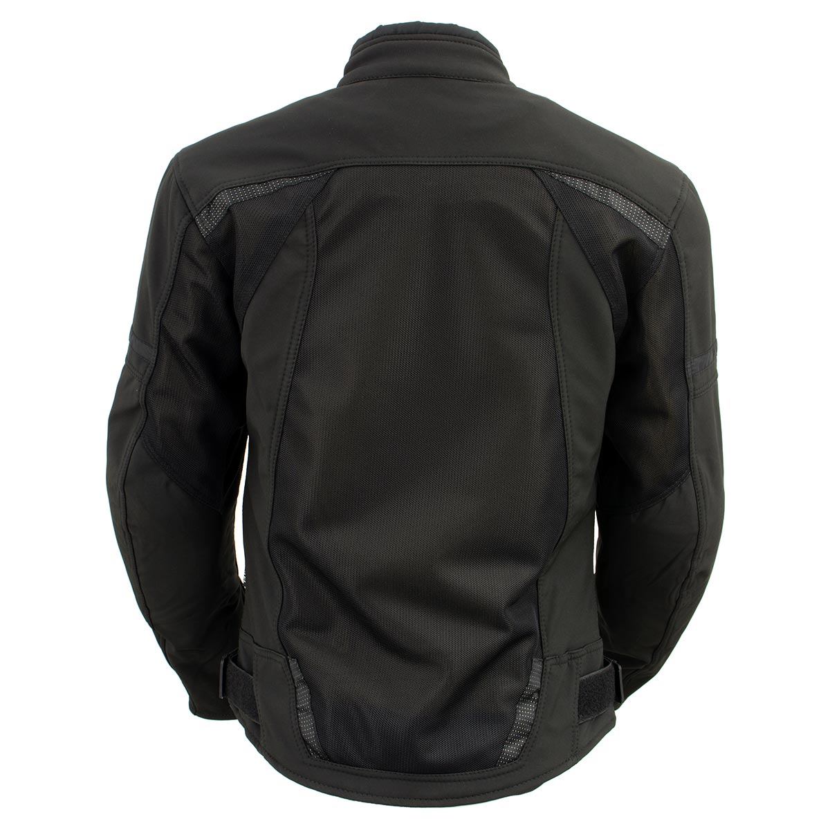 Xelement 'Gold Series' XS22005 Women's Black 'Cool Racer' Textile and Soft-Shell Scooter Biker Jacket with X-Armor