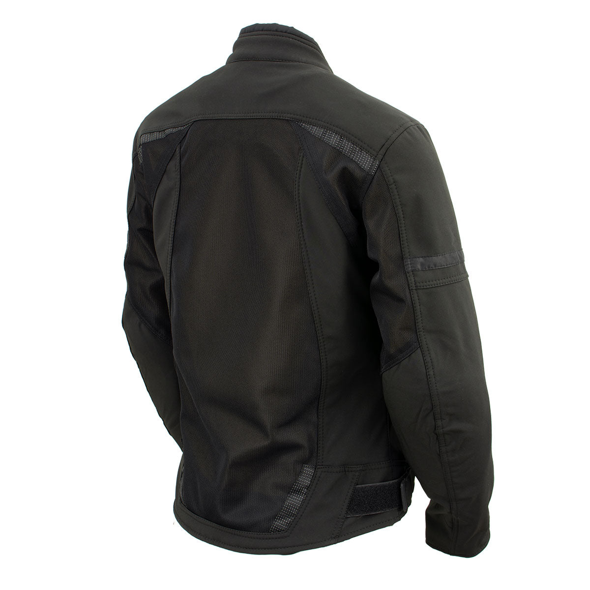 Xelement 'Gold Series' XS22005 Women's Black 'Cool Racer' Textile and Soft-Shell Scooter Biker Jacket with X-Armor